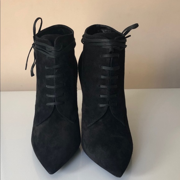 Yves Saint Laurent YSL Era Suede Ankle Boots - Picture 9 of 16